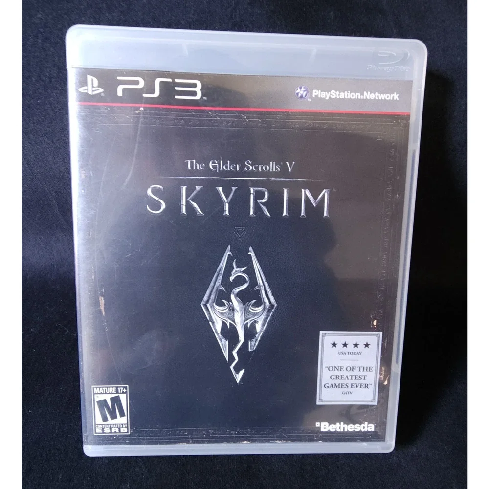 The Elder Scrolls V Skyrim Sony PlayStation 3 PS3 Video Game w/ Manual & Map - Picture 1 of 3